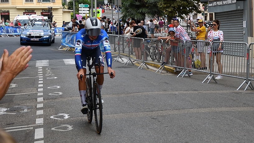 Gianni MOSCON 1.jpg - Gianni MOSCON 119° nella cronometro, 86° nella classifica finale del Tour, quarto degli italiani.